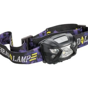 STEFFEN Stirnlampe LED 280 5W Dunkelviolett