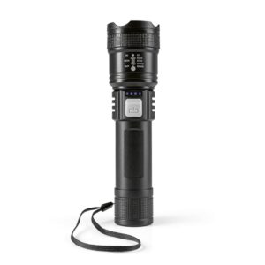 EASYmaxx Taschenlampe wiederaufladbar 3.7 V schwarz inkl. USB-Kabel