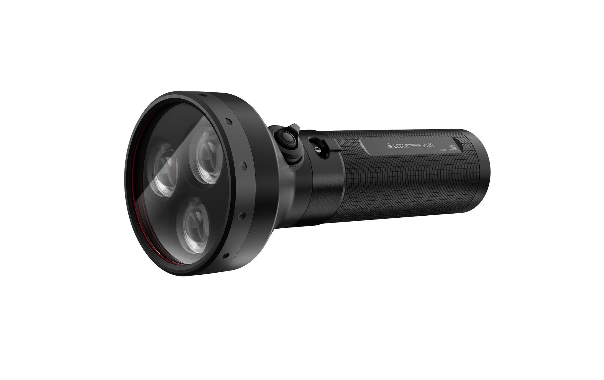 LED LENSER Taschenlampe P18R Aluminium, Schwarz, IP68