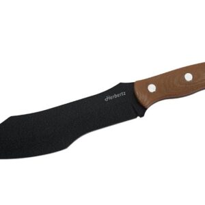 Herbertz Bushcraft- und Survivalmesser D2 desert micarta
