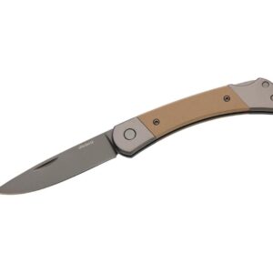Herbertz Taschenmesser Titanbeschichtung Grey D2, Medium, Sand