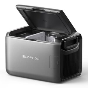 EcoFlow Kühl- & Gefrierbox GLACIER Classic Tragbar, 55 l, Grau