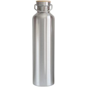 pandoo Trinkflasche isoliert 1000 ml, Silber