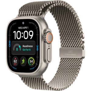 Apple Watch Ultra 4 Nature Titan Milanese Loop L