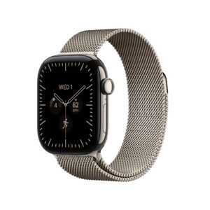 Apple Watch S12 42 mm CEL Natural Titanium, Milanese Loop