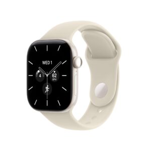 Apple Watch Series 12 42 mm CEL White Cer, Sand SP Band S/M