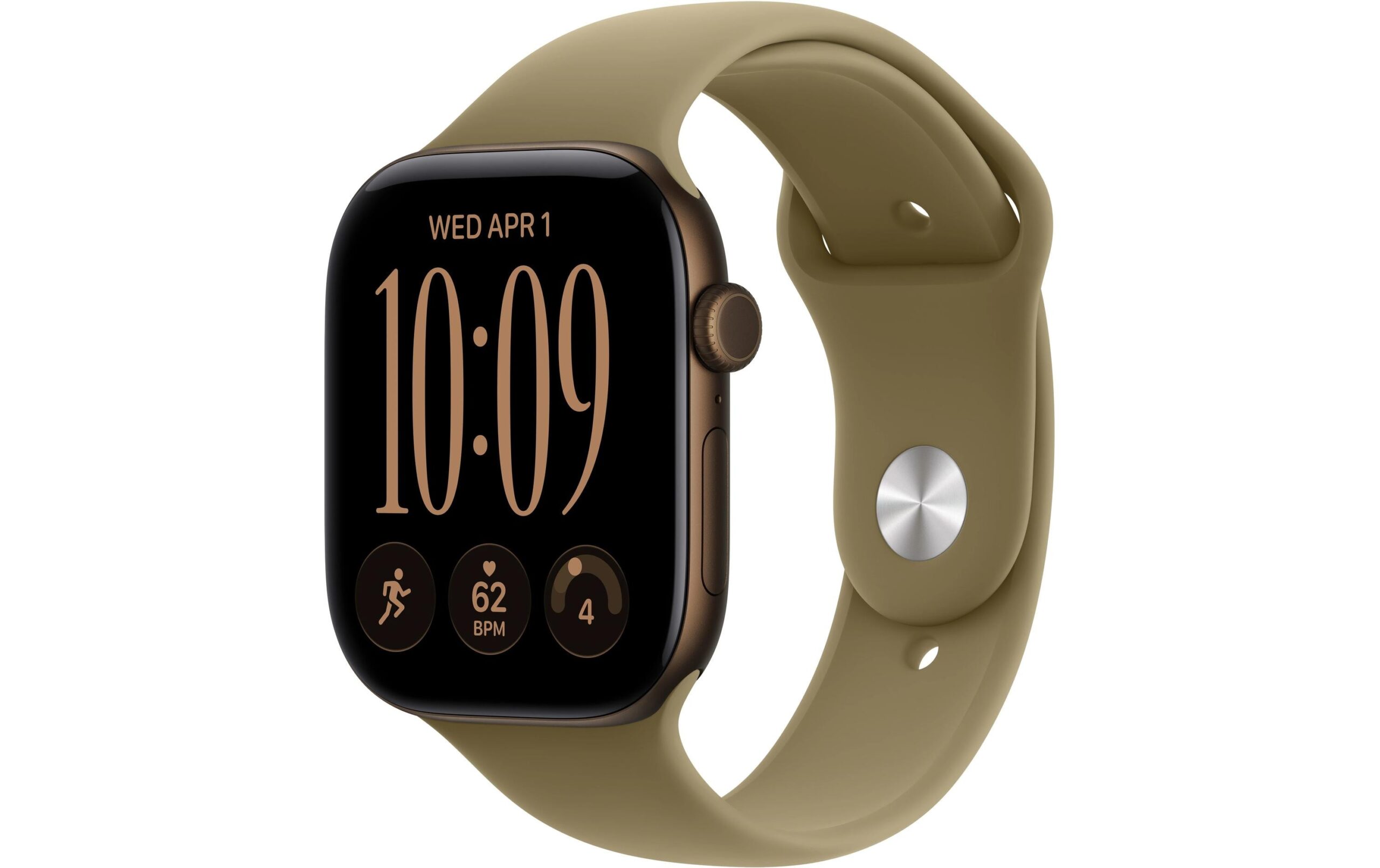 Apple Watch Series 12 46 mm CEL Bronze Alu, Olive SP Band M/L