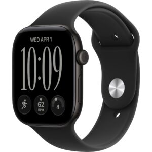 Apple Watch Series 12 46 mm CEL Black Alu, Black SP Band S/M