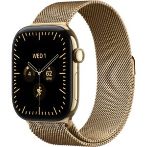 Apple Watch Series 12 46 mm CEL Gold Titan, Go Milanese Loop M/L