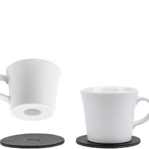Silwy Porzellan Magnet-Espressotassen