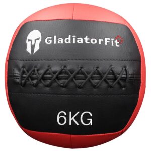 Gladiatorfit Medizinball Ultra-strapazierfähiger Wall Ball 6 kg