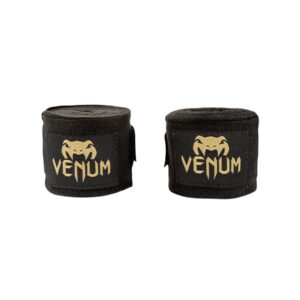 Venum Kontact Boxing Handwraps Schwarz / Gold, 4 m
