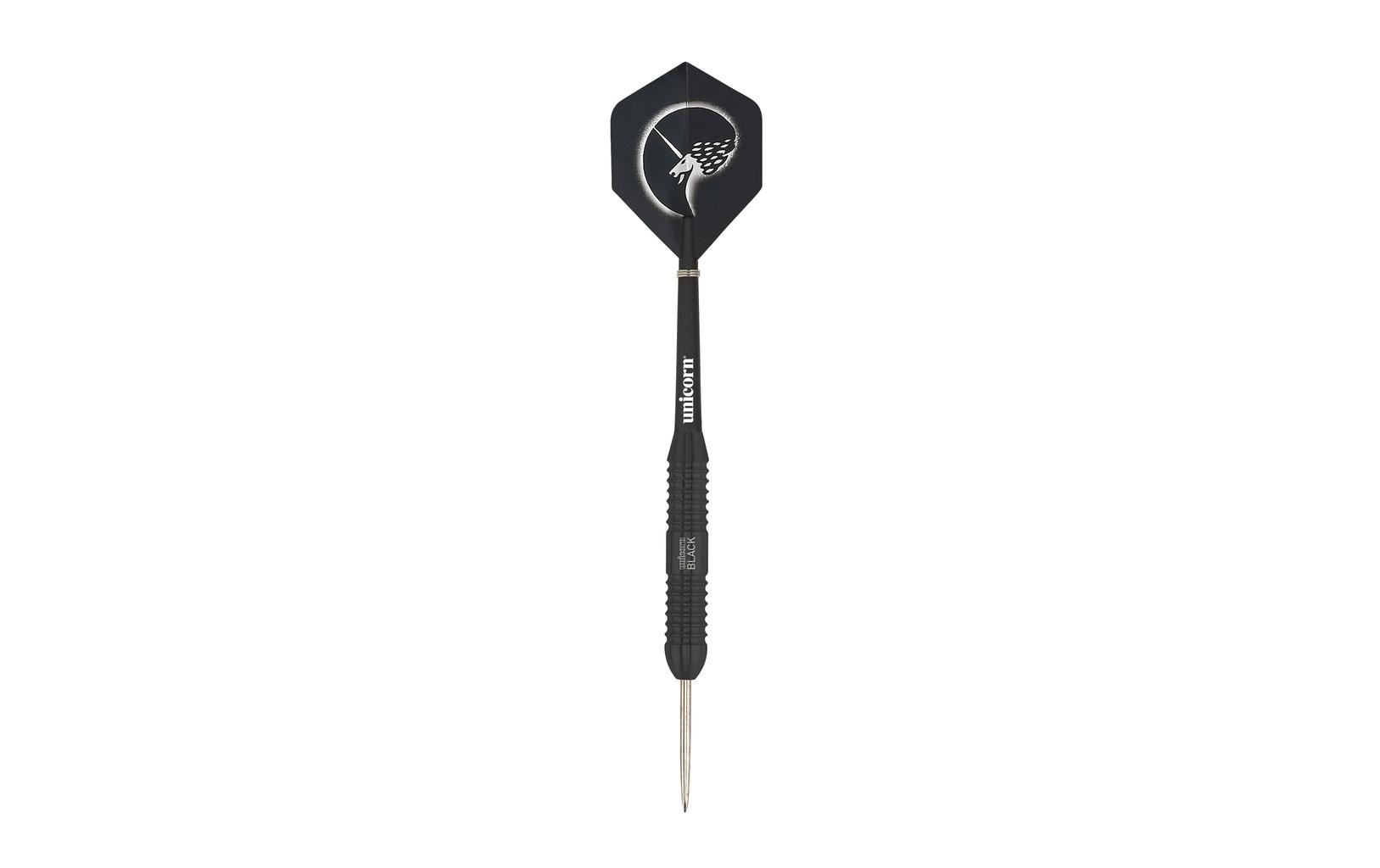 Unicorn Dartpfeile Core Plus Win Black Brass - 22G, 3er Set, Steel