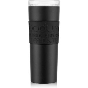 Bodum Travel Mug Doppelwandig Schwarz, 0.45 l
