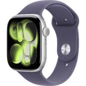 Apple Watch Series 11 46 mm LTE Silver Alu Purple Fog Sport M/L