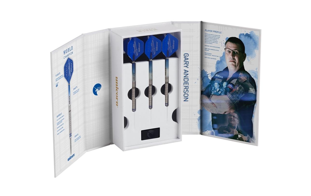 Unicorn Dartpfeile Gary Anderson World Champion 23g 3 Stück