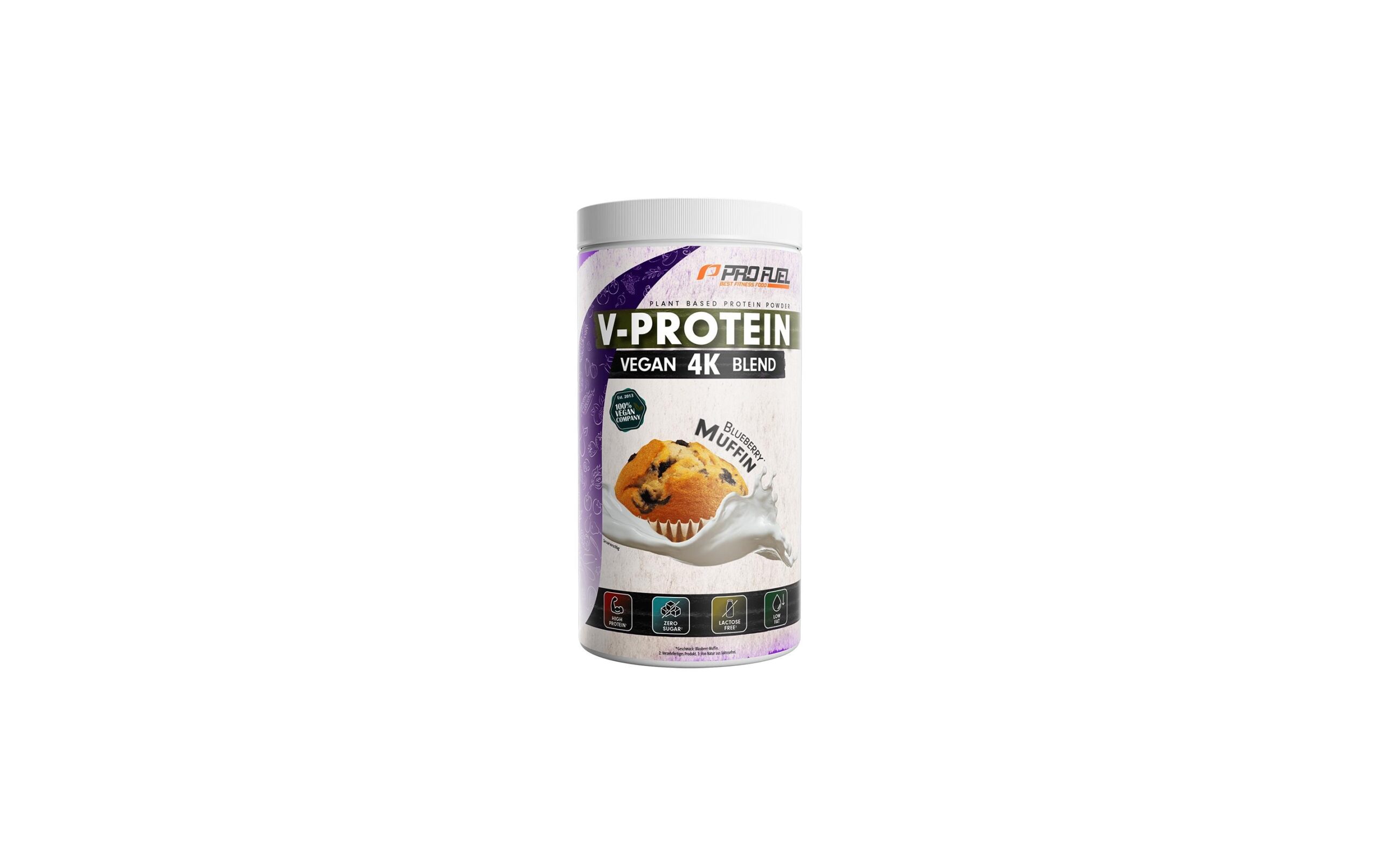 ProFuel Pulver V-Protein 4K Blend Heidelbeer Muffin 750 g