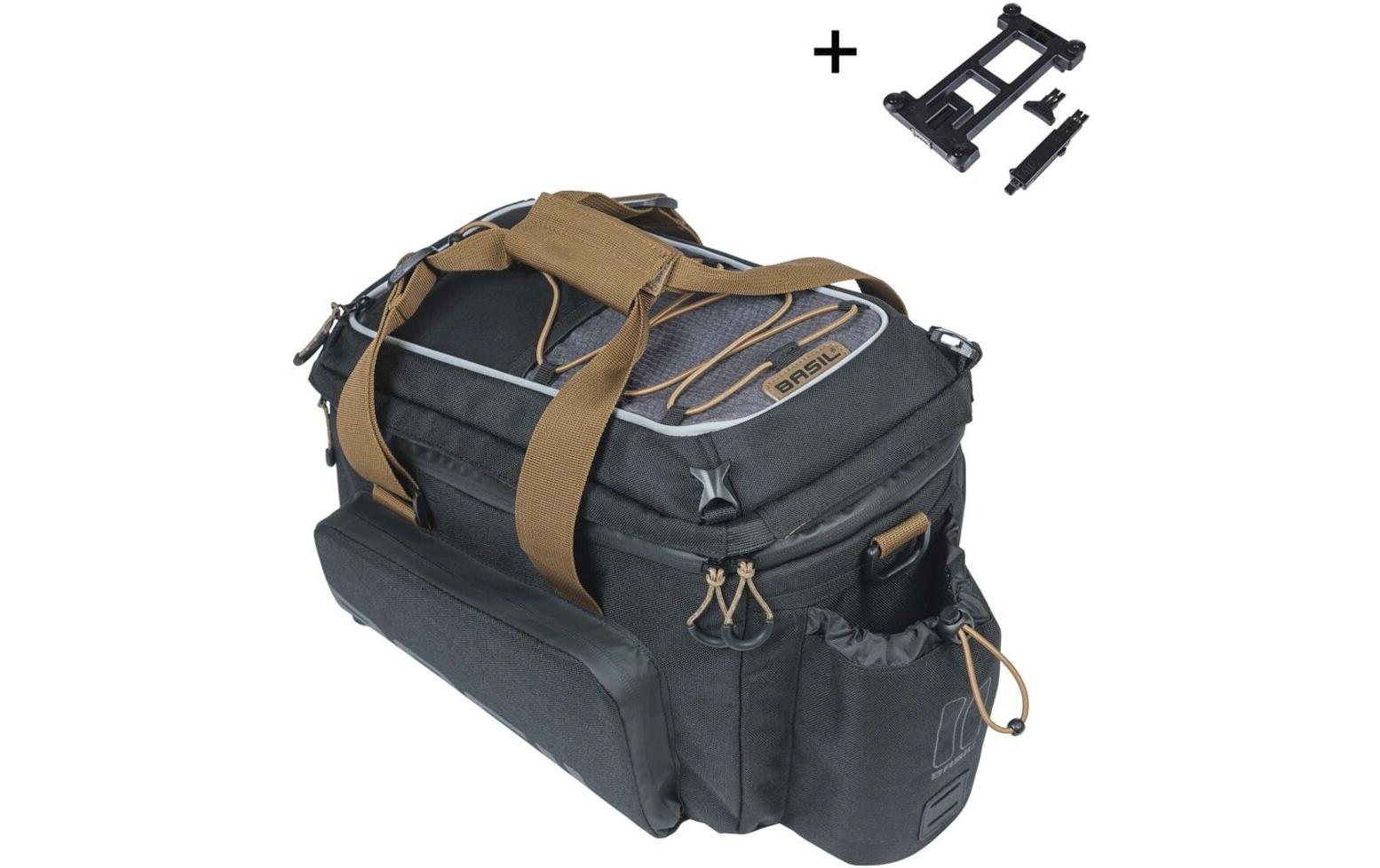 BASIL Gepäckträgertasche Miles XL Pro MIK 9-36 l schwarz