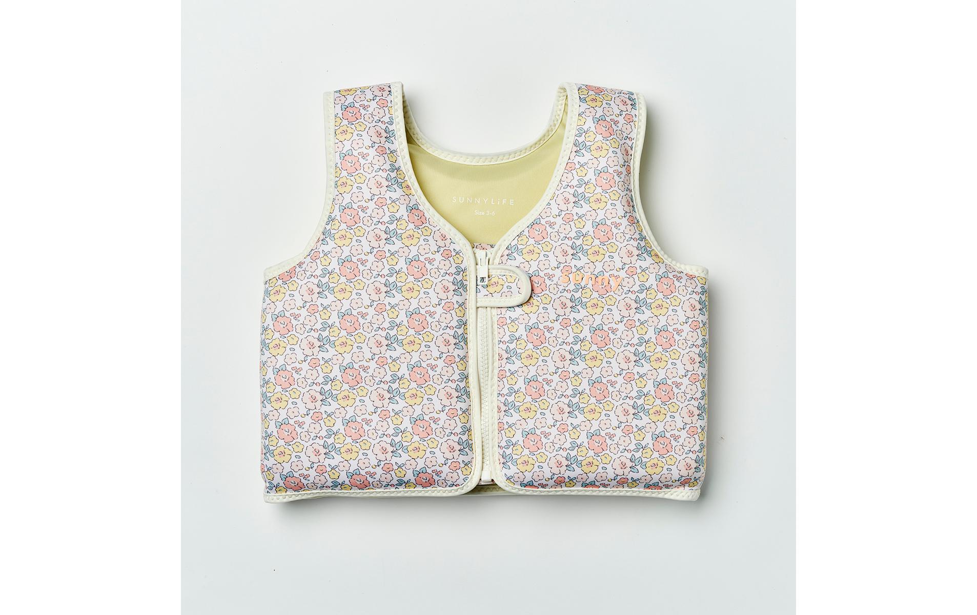 Sunnylife Float Vest 3-6 Into the Garden Ditsy Floral
