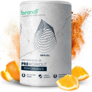 Brandl-Nutrition Pulver Pre-Workout Booster Guarana/Yerba Mate 500 g