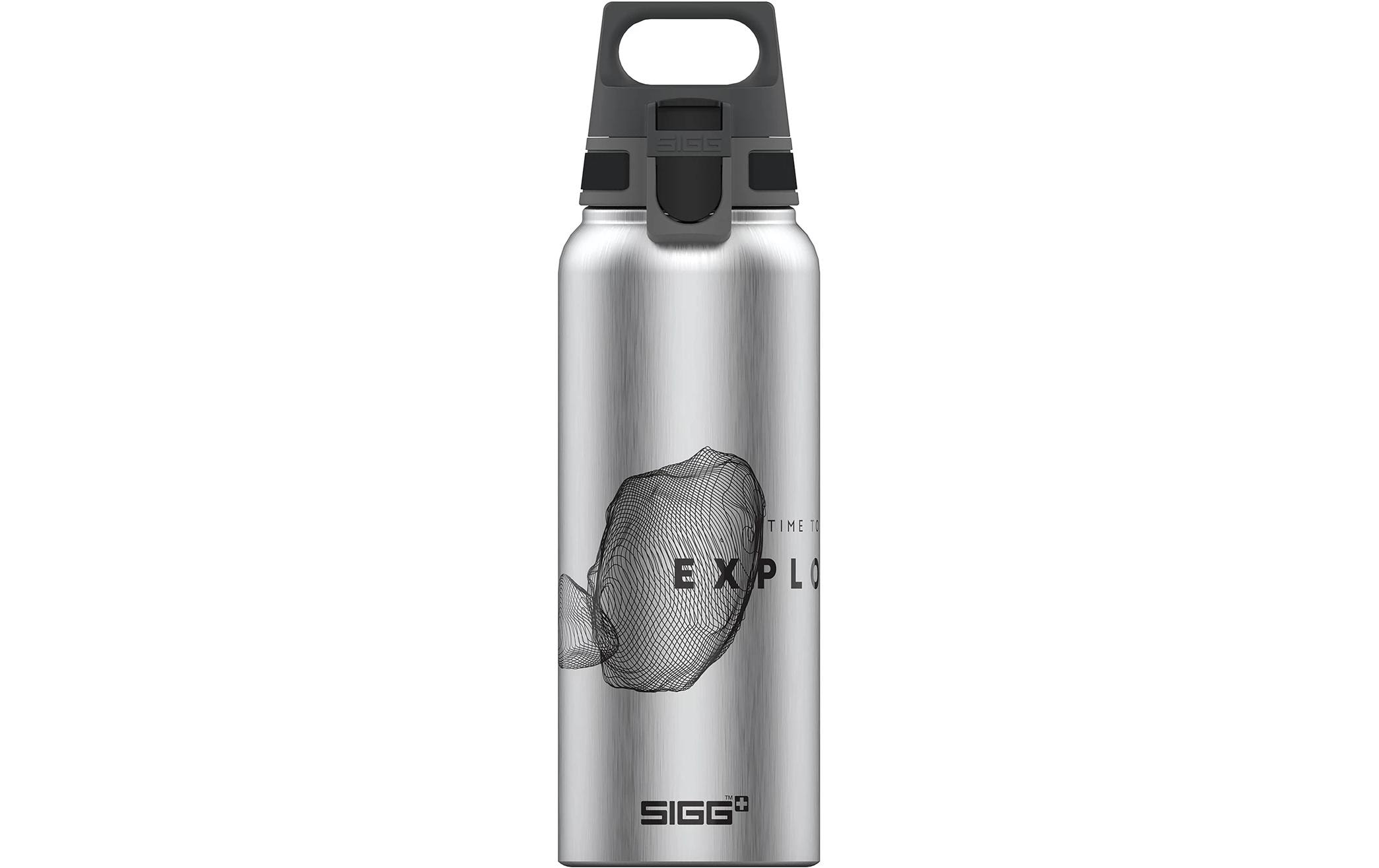 SIGG Trinkflasche WMB ONE Pathfinder 1000 ml, Grau/Silber