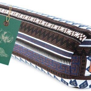 DoYourYoga Yoga-Bolster Tarik, Dinkelspelz, Mehrfarbig/Braun
