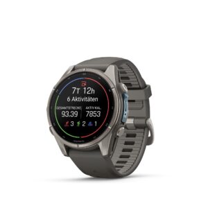 GARMIN Fenix 9 43 mm, Kieselgrau
