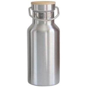 pandoo Trinkflasche 350 ml, Silber