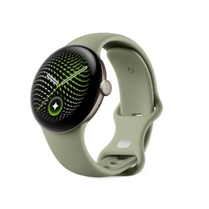 Google Pixel Watch 5 41 mm Kautschuk Grün