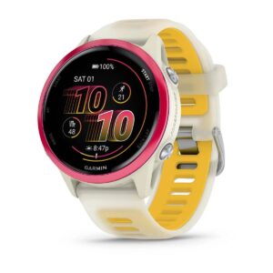GARMIN Forerunner 570 42 mm Bone Himbeerrot