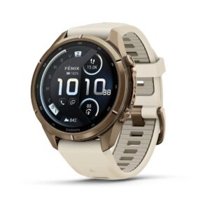 GARMIN Fenix 9 Pro 43 mm Gold Silikon Cream French Grey