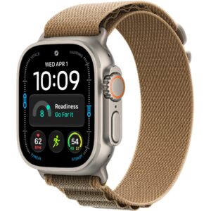 Apple Watch Ultra 4 Natural Titanium Desert Alpine Loop S