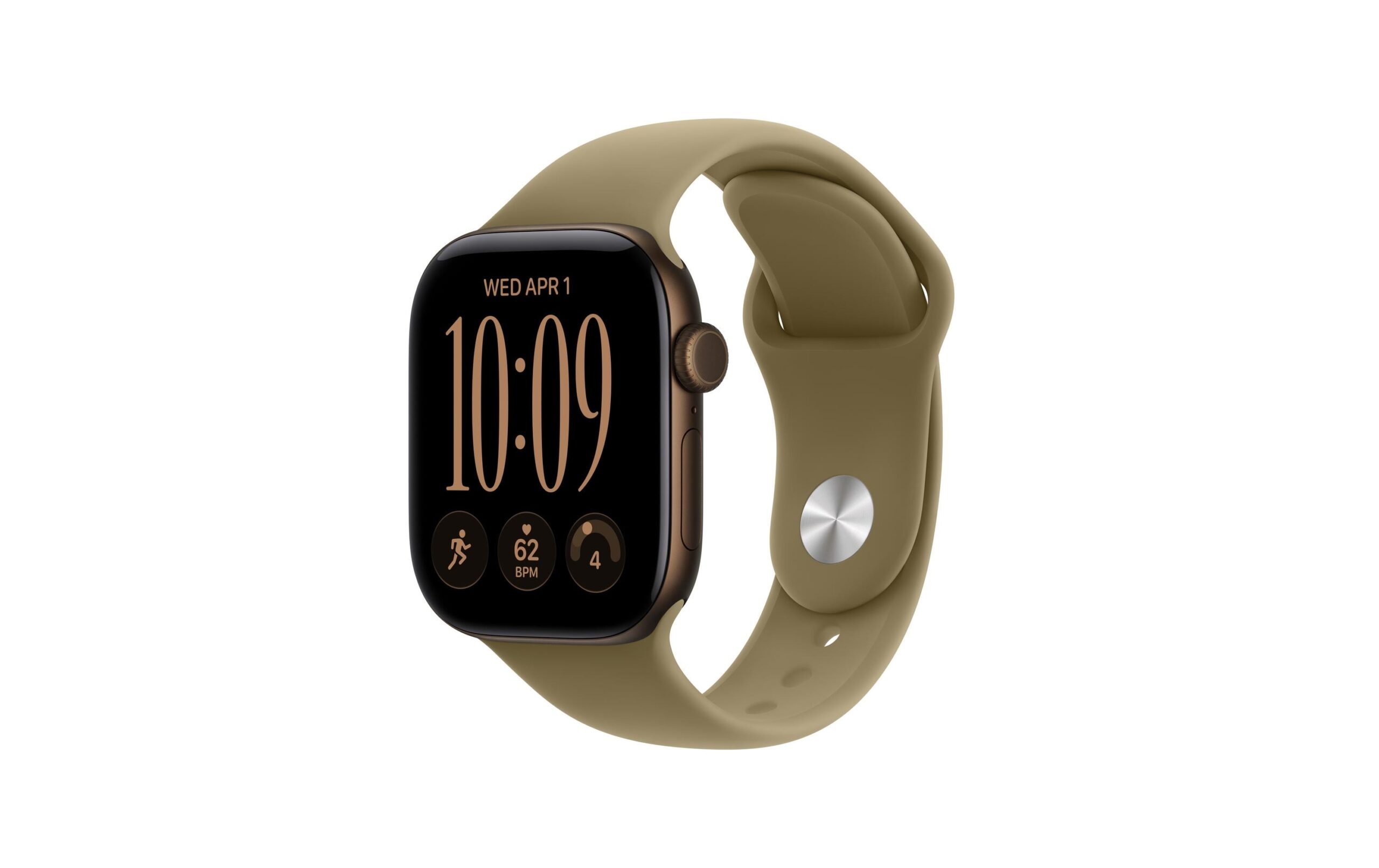 Apple Watch S12 42 mm GPS Bronze Aluminium, Olive Sportband S/M