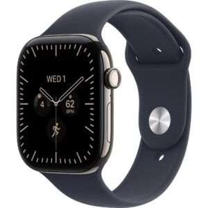 Apple Watch S12 46 mm CEL Natural Titanium, Blue Sportband M/L