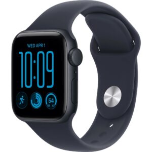 Apple Watch SE 3 40 mm GPS Midnight Aluminium, Blue Sportband S/M