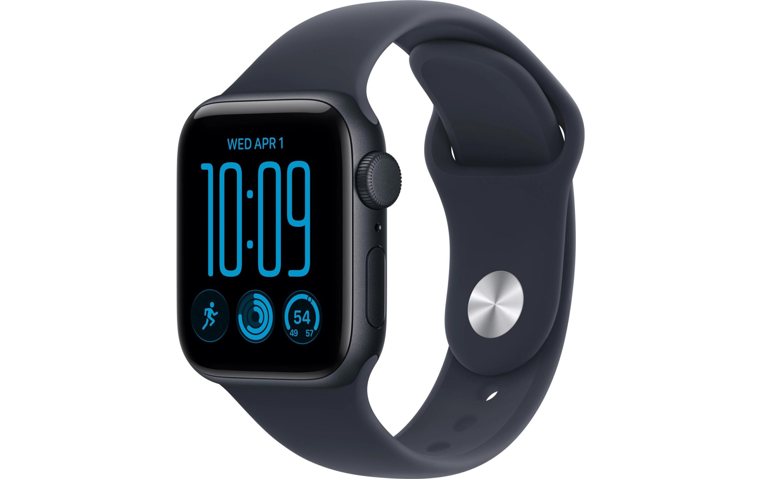 Apple Watch SE 3 40 mm GPS Midnight Aluminium, Blue Sportband M/L