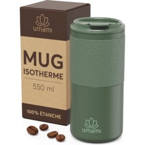 Umami Thermobecher Grün 550 ml 550 ml, Grün