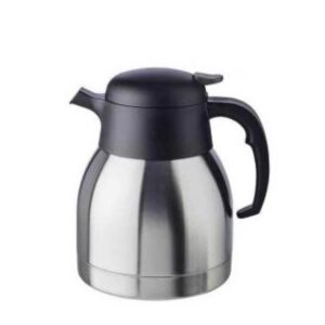 APS Classic Isolierkanne 1 l D14 cm H19 cm 1000 ml, Grau
