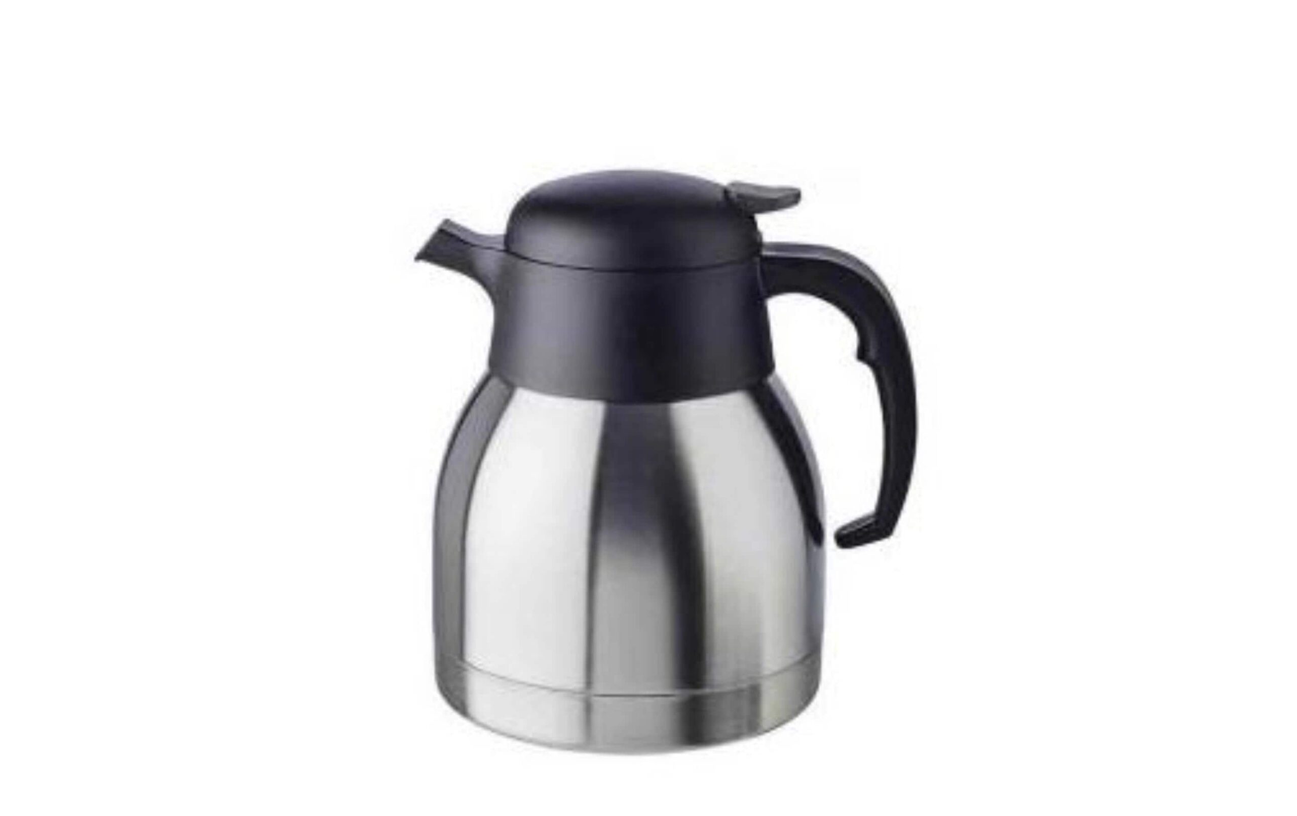 APS Classic Isolierkanne 1 l D14 cm H19 cm 1000 ml, Grau