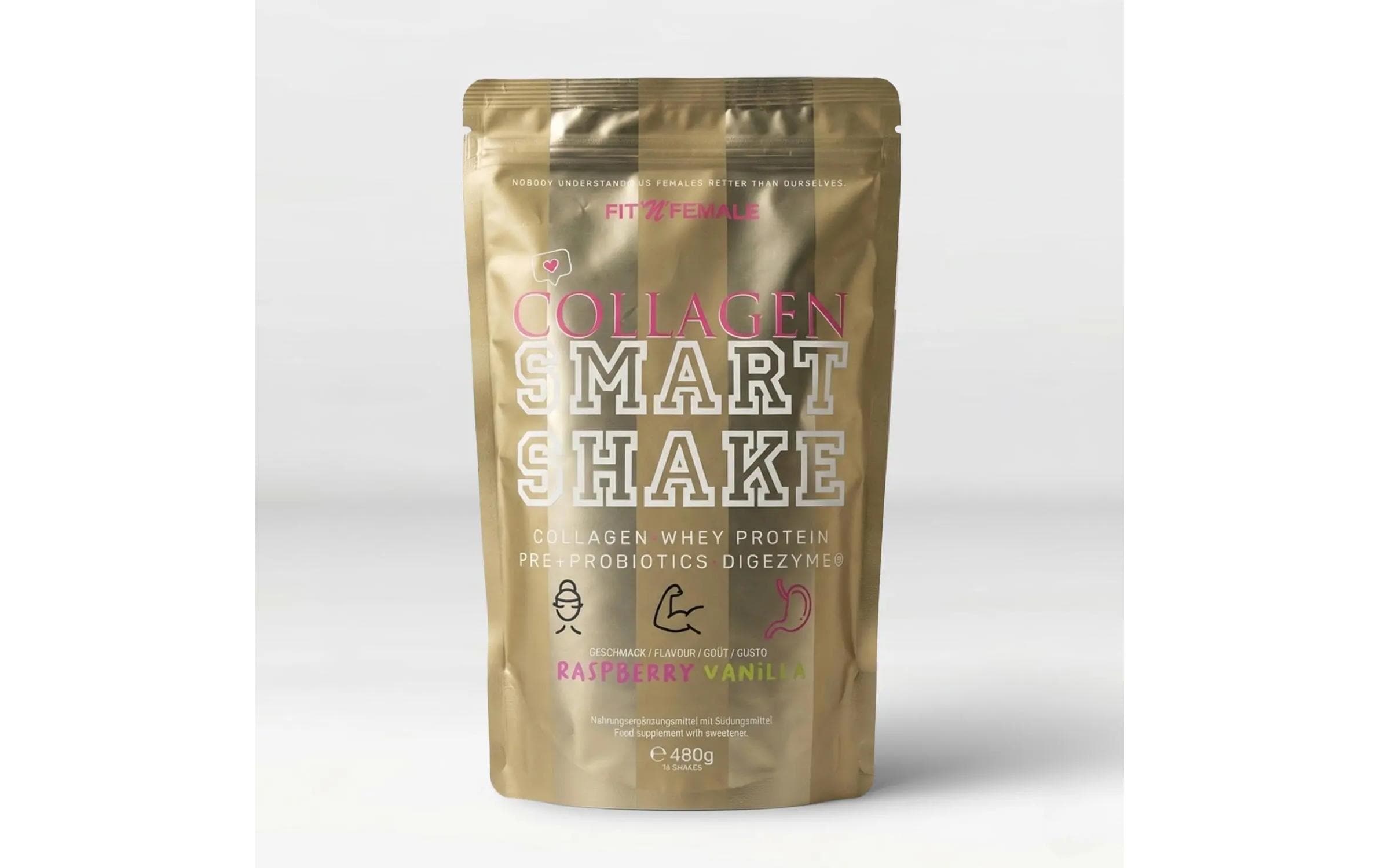 Fit'n'Female Smart Shake Raspberry Vanilla, 480
