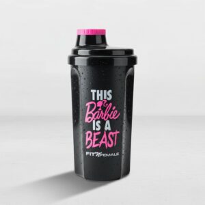 Fit’n’Female Black Beauty Shaker 700 ml, Schwarz