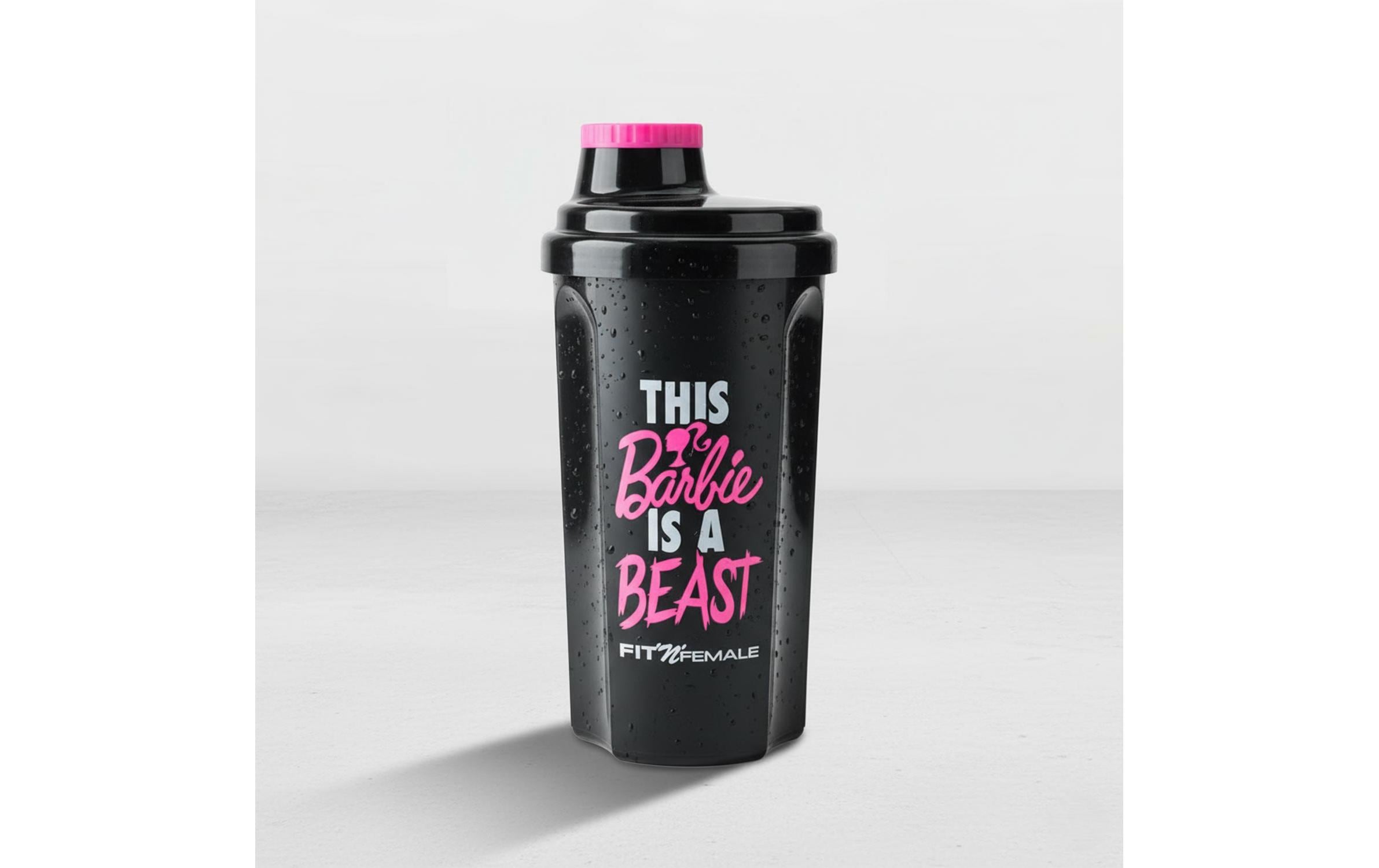 Fit'n'Female Black Beauty Shaker 700 ml, Schwarz