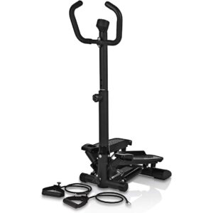 VITALmaxx Fitnesstrainer Swing Stepper Schwarz