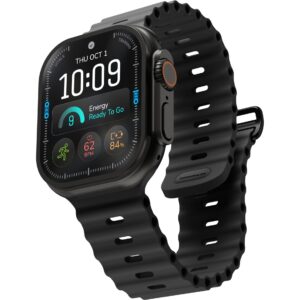 Vonmählen Armband Wave Band 3 44/45/46/49 mm Schwarz