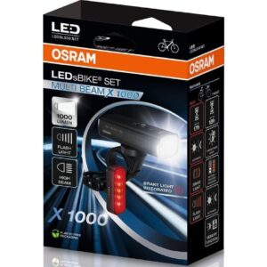OSRAM LEDsBIKE MULTI BEAM X 1000 SET Fahrradleuchten-Set