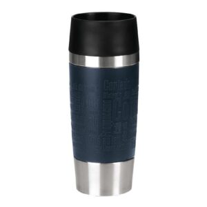 Emsa Thermobecher Travel Mug 360 ml, Dunkelblau